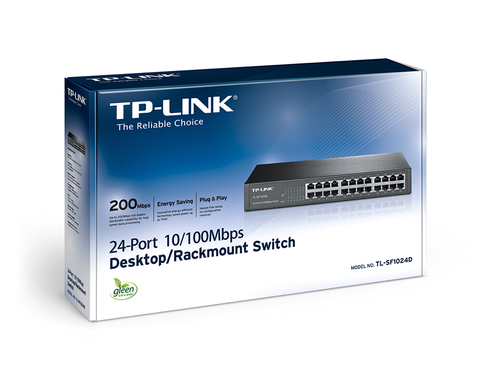 TP-Link TL-SF1024D 24-port 10/100 desktop/rack switch