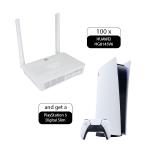 100 sztuk Huawei HG8145V6 terminal GPON ONT Wi-Fi 5 AC1200, 4x GE, 1x RJ11 (POTS), 1x USB z PlayStation 5 Digital Slim za 1 zł netto