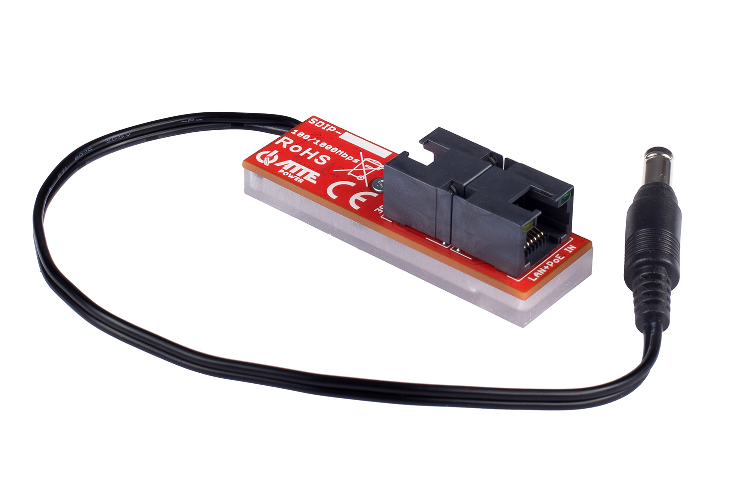 ATTE SDIP-12-121 gigabitowa przetwornica PoE 35 - 56 V -> 12 V