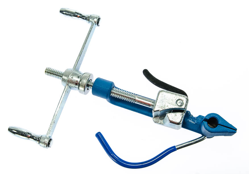 Śrubowe narzędzie do taśmy stalowej (bandownica)