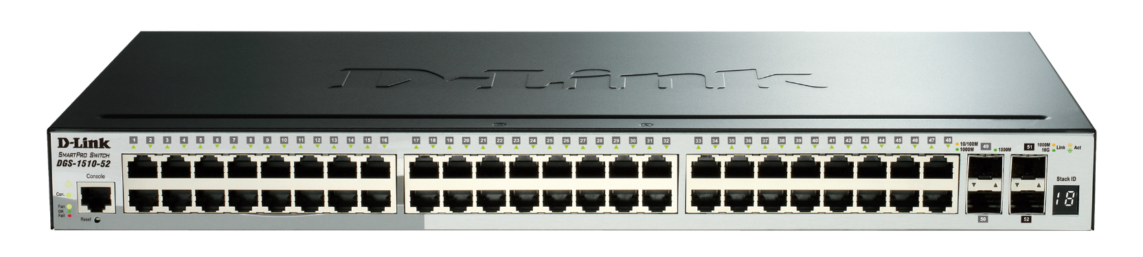 D-Link DGS-1510-52 przełącznik SmartPro, 48x GE, 2x SFP, 2x SFP+