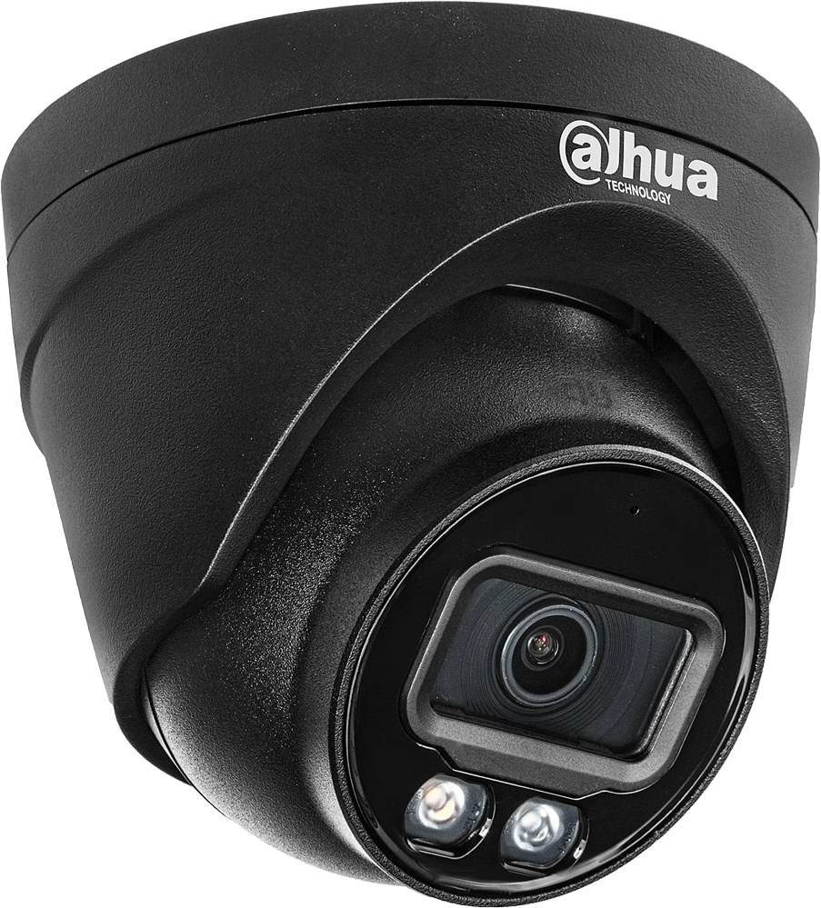 Dahua IPC-HDW1439V-A-IL-BLACK kamera zewnętrzna IP 4 Mpix 2.8mm, mikrofon, PoE