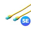 Digitus DK-1511-005/Y patchcord U/UTP kat. 5e, CU, kolor żółty, długość 0,5 m