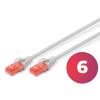Digitus DK-1612-005 patchcord U/UTP kat. 6, CCA, kolor szary, długość 0,5 m