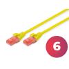 Digitus DK-1617-030/Y patchcord cat 6 U/UTP CU 3 m yellow