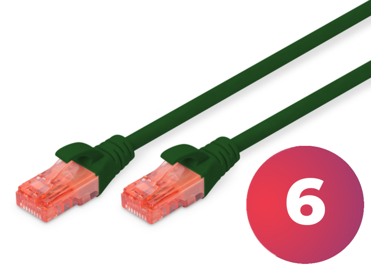 Digitus DK-DK-1612-020/G patchcord U/UTP kat. 6, CCA, kolor zielony, długość 2 m