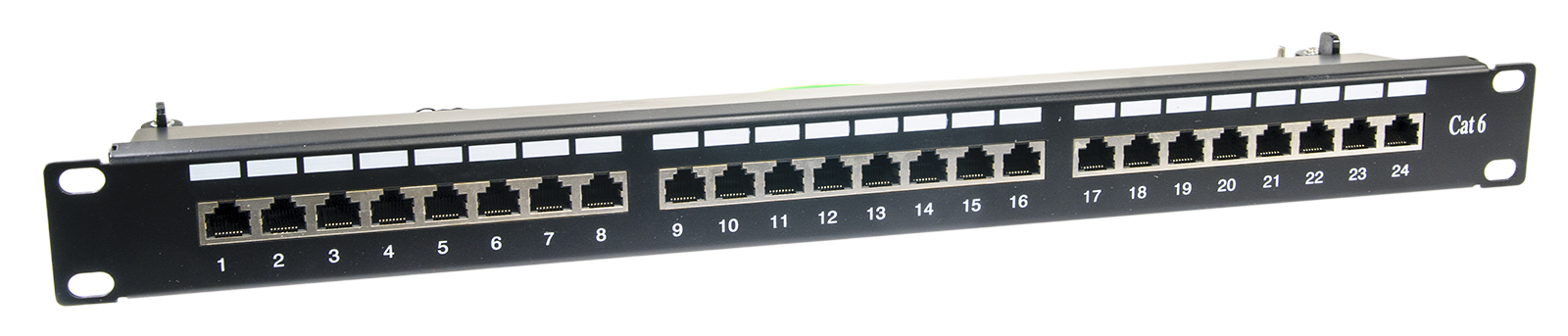 Digitus patchpanel 24x S/FTP kat. 6, kolor czarny