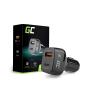 Green Cell CAD33 Ładowarka Samochodowa USB-C Power Delivery PD i USB Quick Charge 3.0