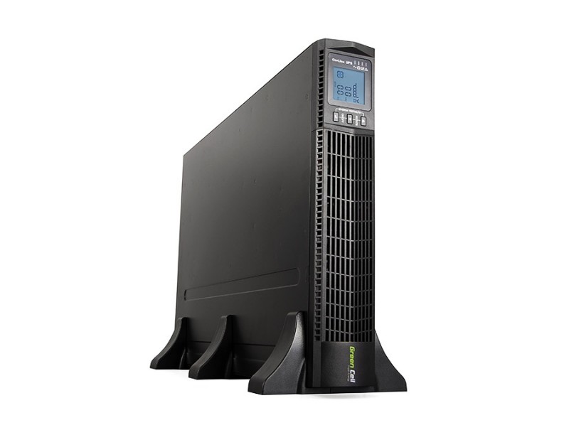 Green Cell UPS15 UPS Online RTII with LCD 3000VA 6x 9 Ah