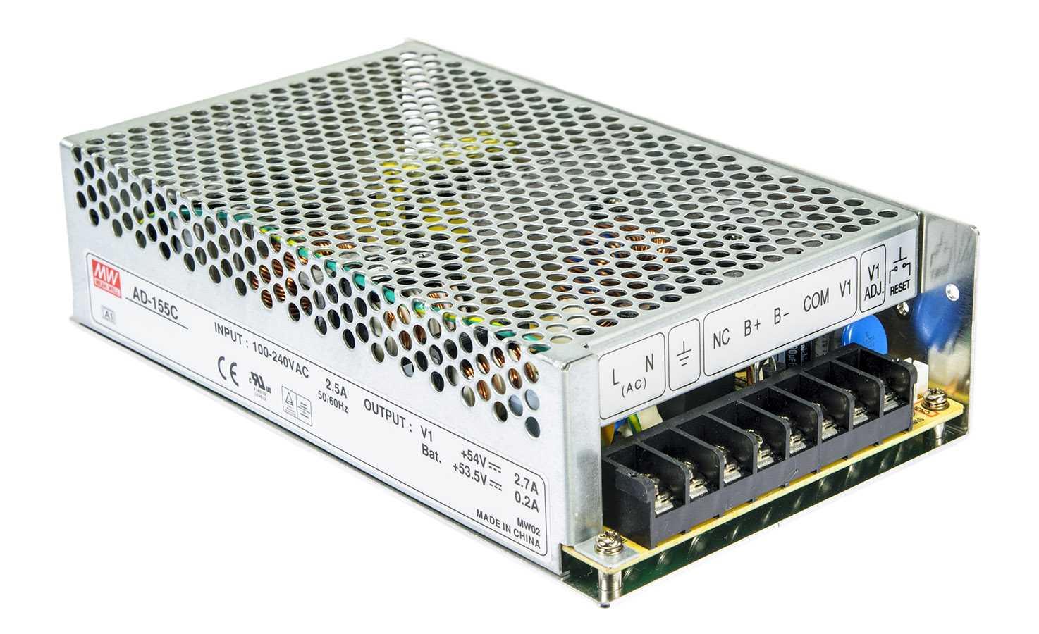 Impulsowy zasilacz buforowy Mean Well AD-155C 48V (48-56) 2,8A 155W