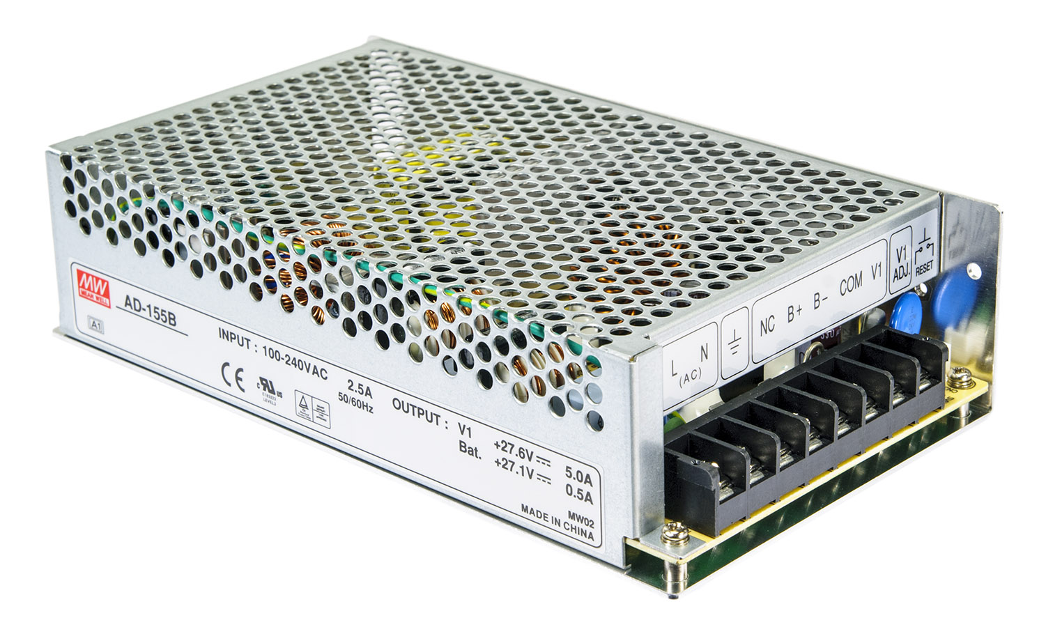 Impulsowy zasilacz buforowy Mean Well AD-155B 24V 5A 155W