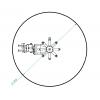 Jirous JRMD-900-10/11 antena paraboliczna do Mimosa B11 10-12 GHz, 37 dBi, 90 cm