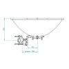 Jirous JRMD-900-10/11 antena paraboliczna do Mimosa B11 10-12 GHz, 37 dBi, 90 cm