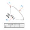 Jirous JRMD-900-10/11 antena paraboliczna do Mimosa B11 10-12 GHz, 37 dBi, 90 cm