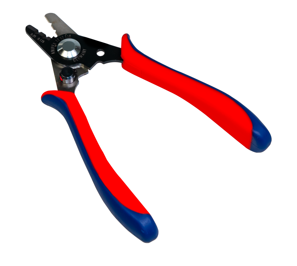 Knipex 12 82 130 SB stripper z dwoma otworami (125 / 250 um)