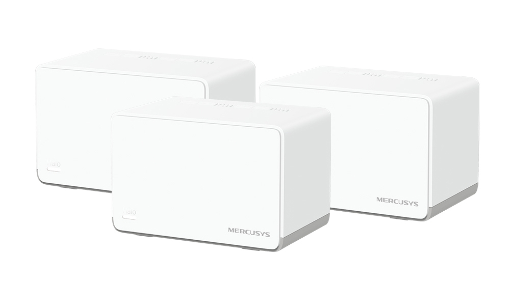 Mercusys Halo H70X dwuzakresowe punkty dostępowe AX1800 Mesh, 3x GE, zestaw 3 sztuk
