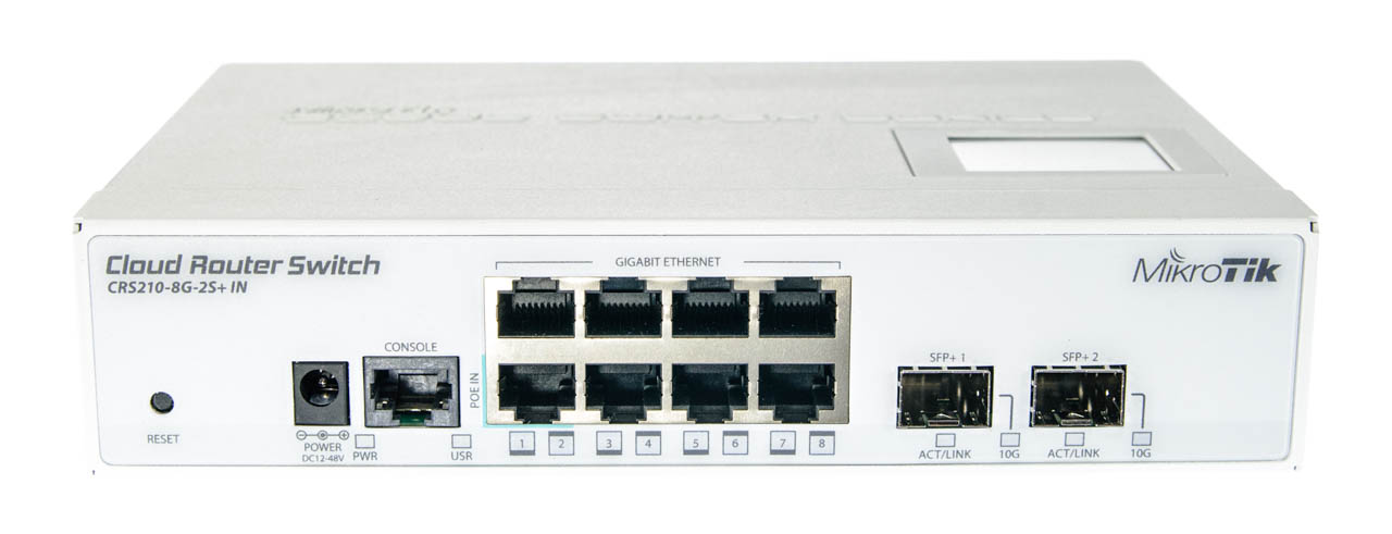 MikroTik Cloud Router Switch CRS210-8G-2S+IN