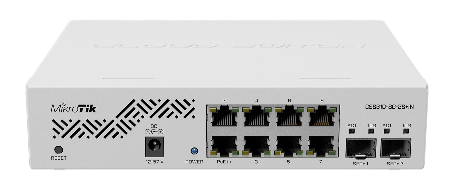 MikroTik CSS610-8G-2S+IN zarządzalny switch 8x GE 2x SFP+