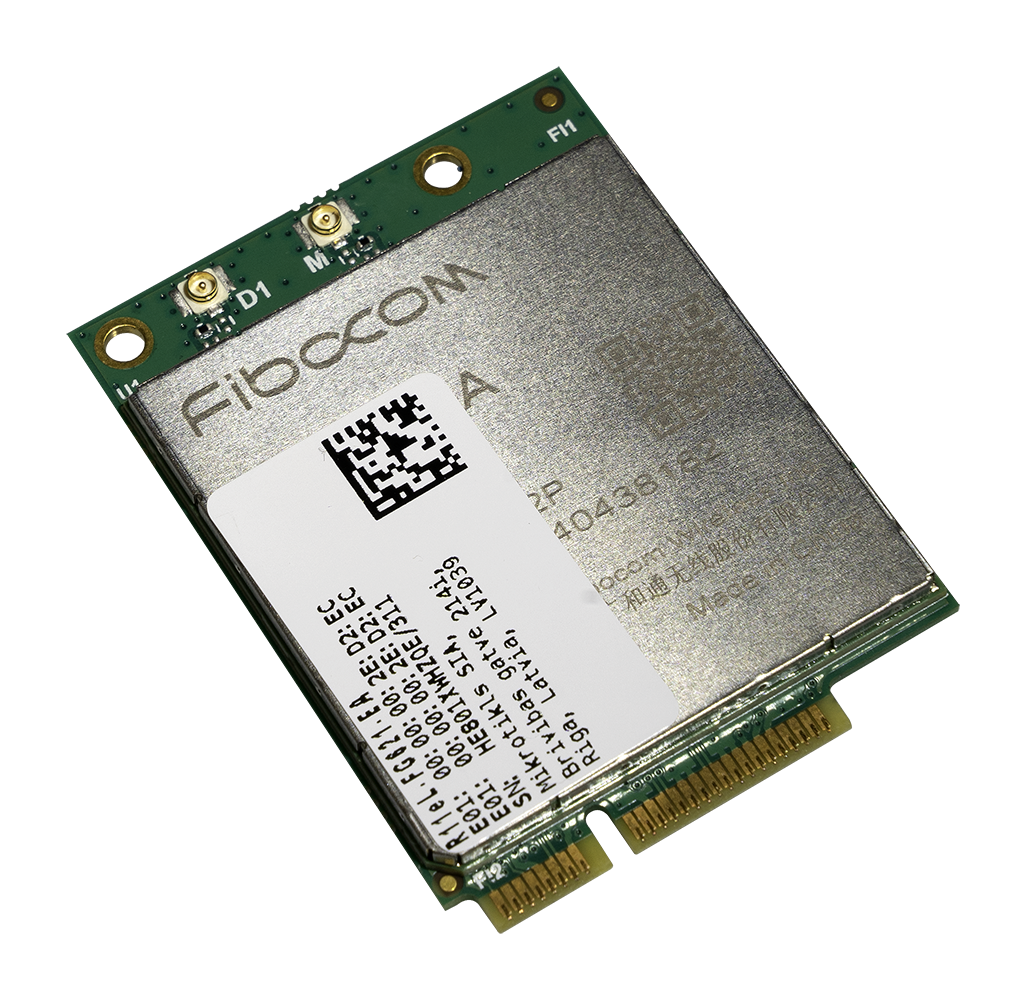 MikroTik R11eL-FG621-EA modem LTE kat. 6, miniPCI-e