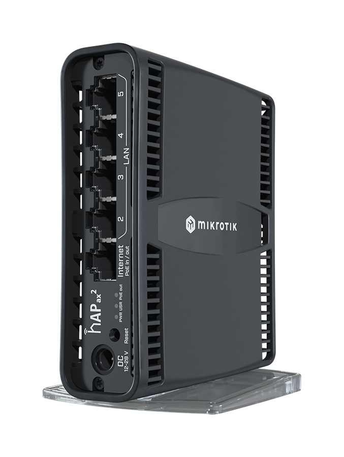 MikroTik RouterBOARD C52iG-5HaxD2HaxD-TC hAP ax2 bezprzewodowy router AX1800, 5x GE