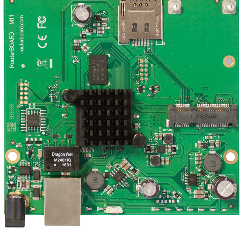 MikroTik RouterBOARD M11G 1x miniPCIe, 1x SIM
