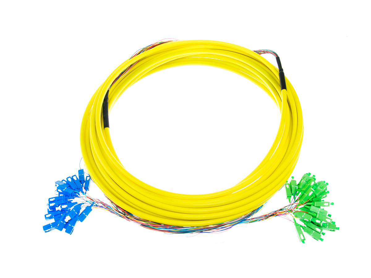 Multipatchcord 24x SC/APC-SC/UPC 10m G657A1