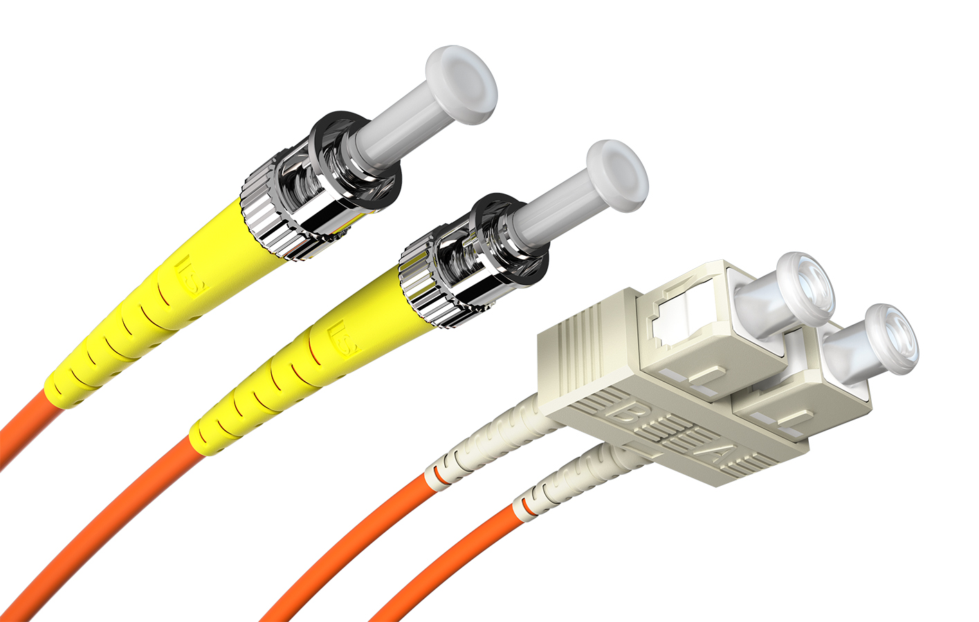 OPTON - Patchcord multimodowy SC-ST 50/125um OM2 MM duplex 0,5m