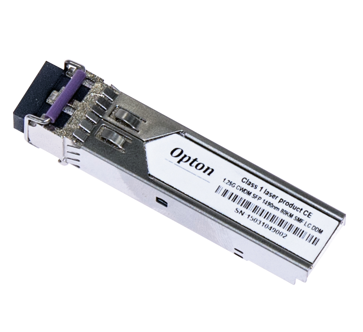 OPTON 1.25G CWDM SFP TX1490 SM LC 28dB 80km