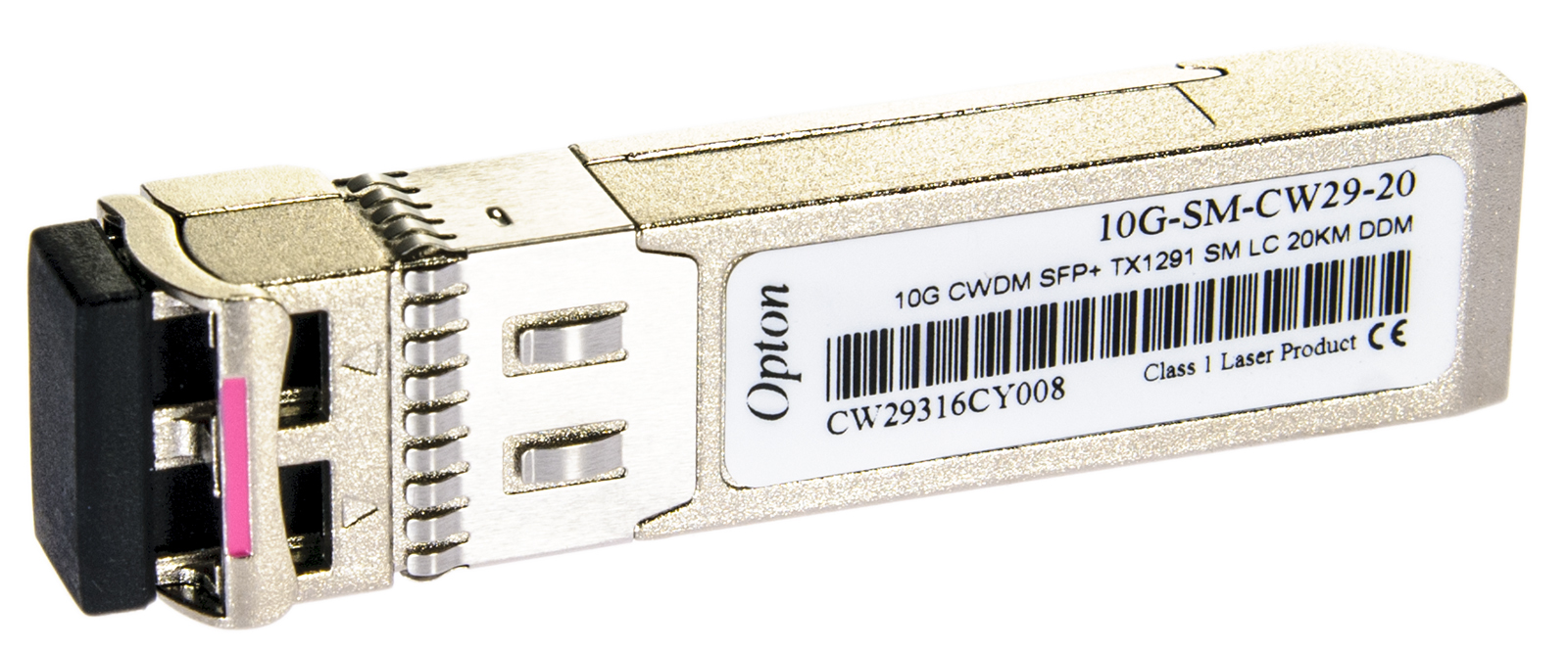 OPTON 10G-SM-CW29-20 SFP+ 10Gbps SM LC 20km TX1291 DDM