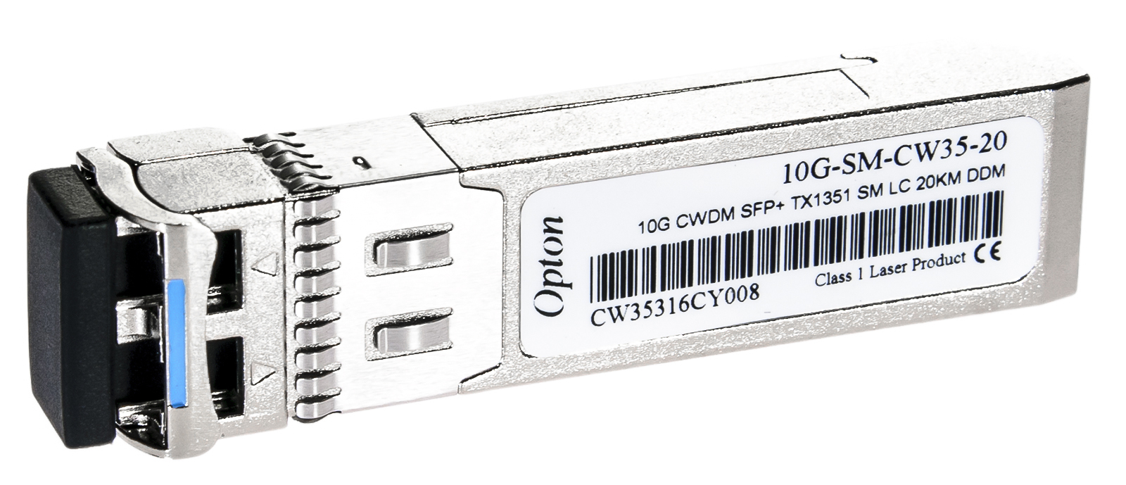 OPTON 10G-SM-CW35-20 SFP+ 10Gbps SM LC 20km TX1351 DDM