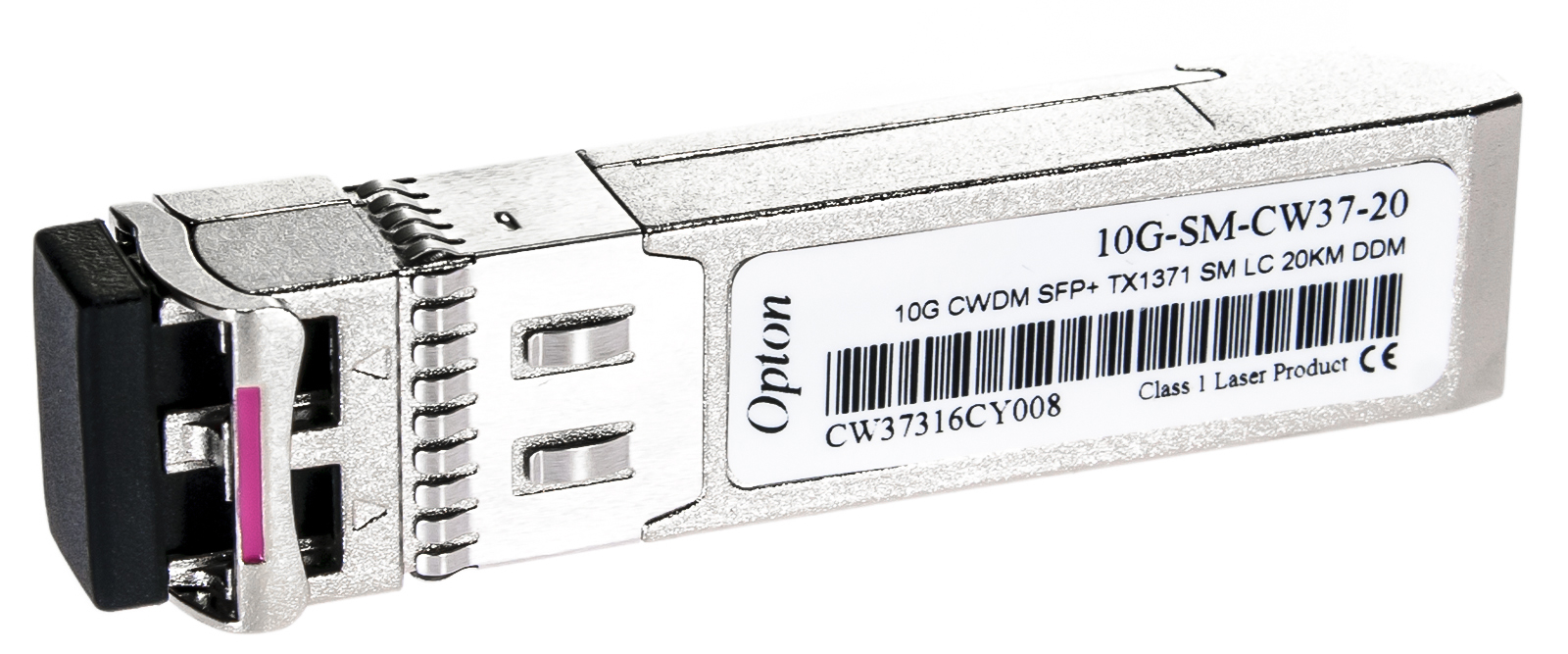 OPTON 10G-SM-CW37-20 SFP+ 10Gbps SM LC 20km TX1371 DDM