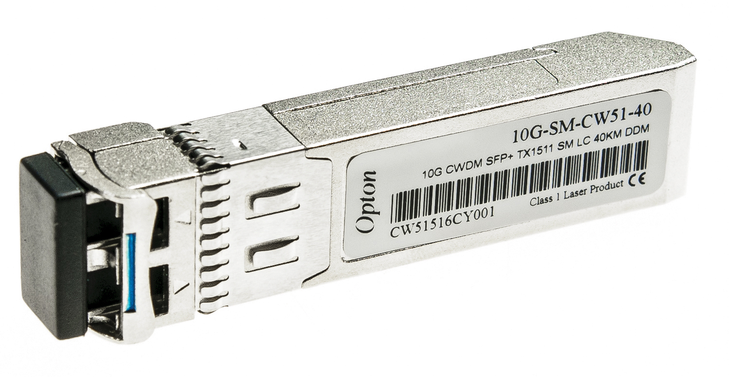 OPTON 10G-SM-CW51-40 SFP+ 10Gbps SM LC 40km TX1511 DDM