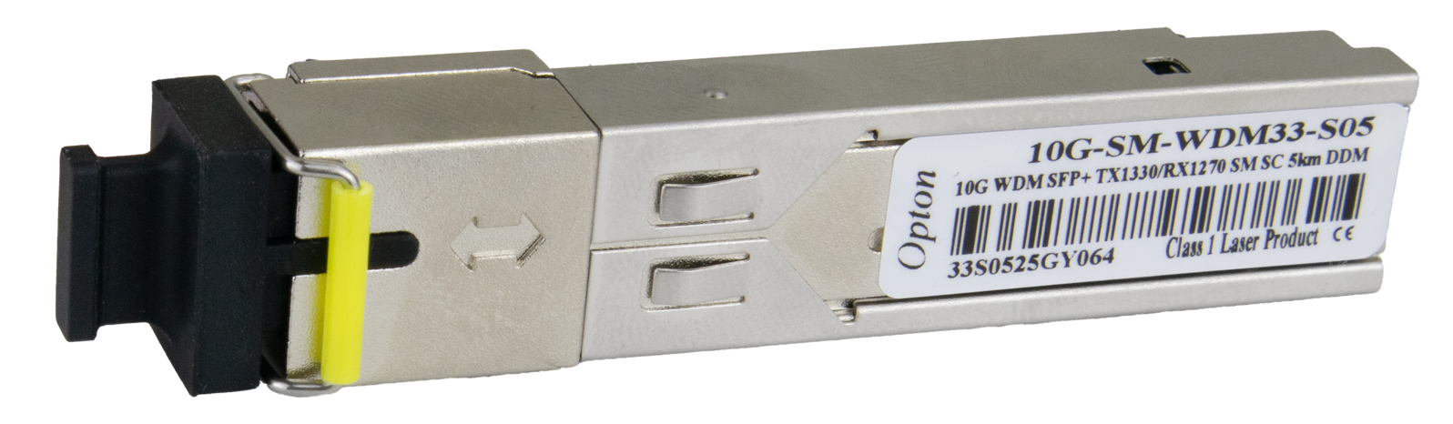 Opton 10G-SM-WDM33-S05 wkładka SFP+ 10 Gb/s, SM, WDM, SC/UPC TX 1330nm, 5 km