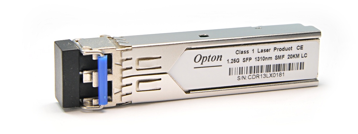 OPTON 125G-SM-DF31-LC SFP Dual, 1.25Gbps, SM LC, 16dB, 20km, TX1310