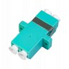 Opton adapter LC/UPC MM Duplex, kolor turkusowy