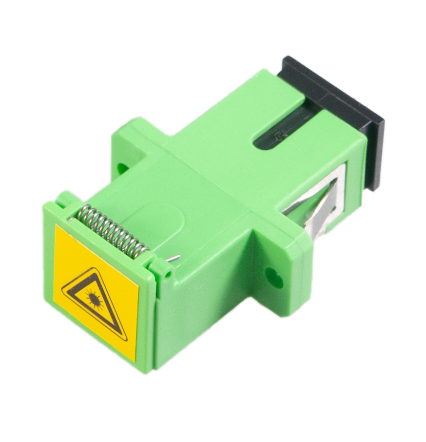 OPTON adapter SC/APC z klapką SM SIMPLEX