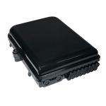 Opton mufa światłowodowa FDB-0216G3 2 IN 16 OUT, dyby, ramka na adaptery, kolor czarny