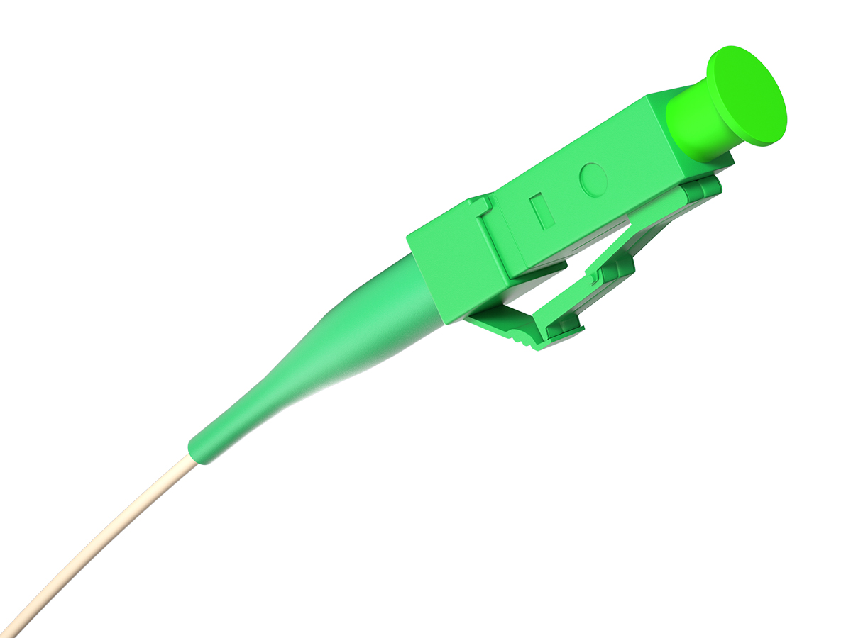 OPTON pigtail LC/APC SM 0.9mm 1m G657A