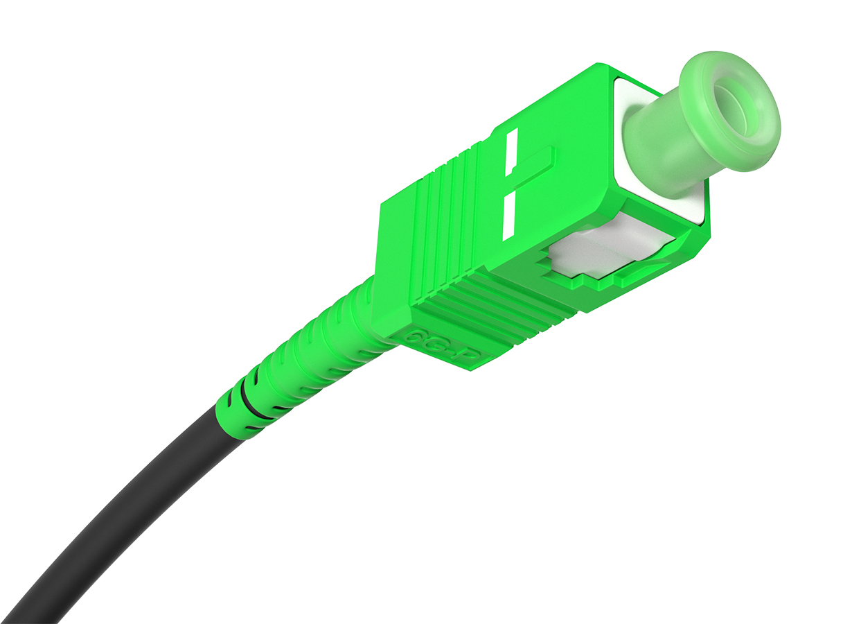 Opton pigtail SC/APC drop, SM, Simplex, 657.A2, 10m