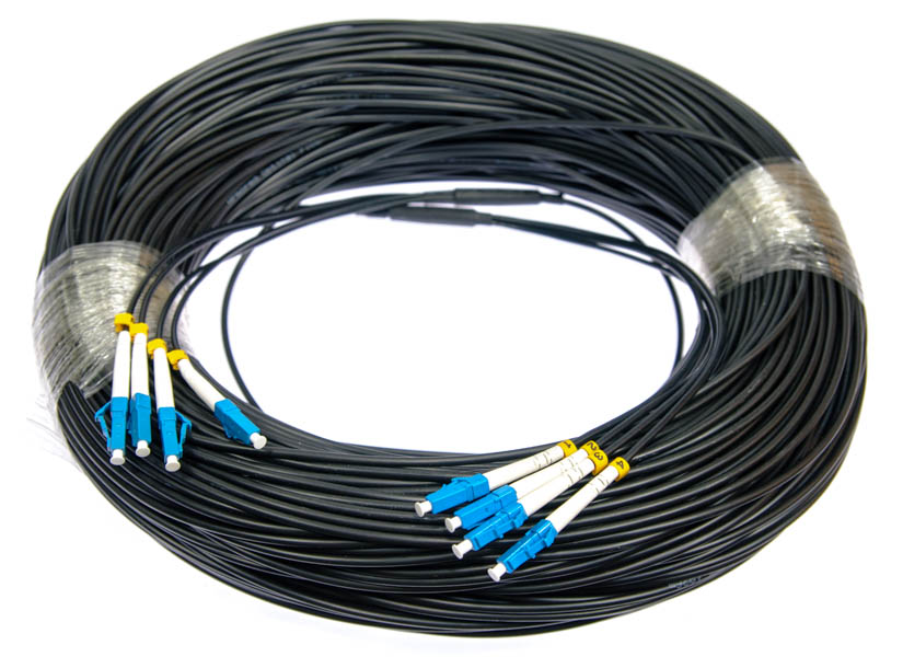 Patchcord LC/PC-LC/PC SM QX 3.0mm 200m G657A1 zbrojony