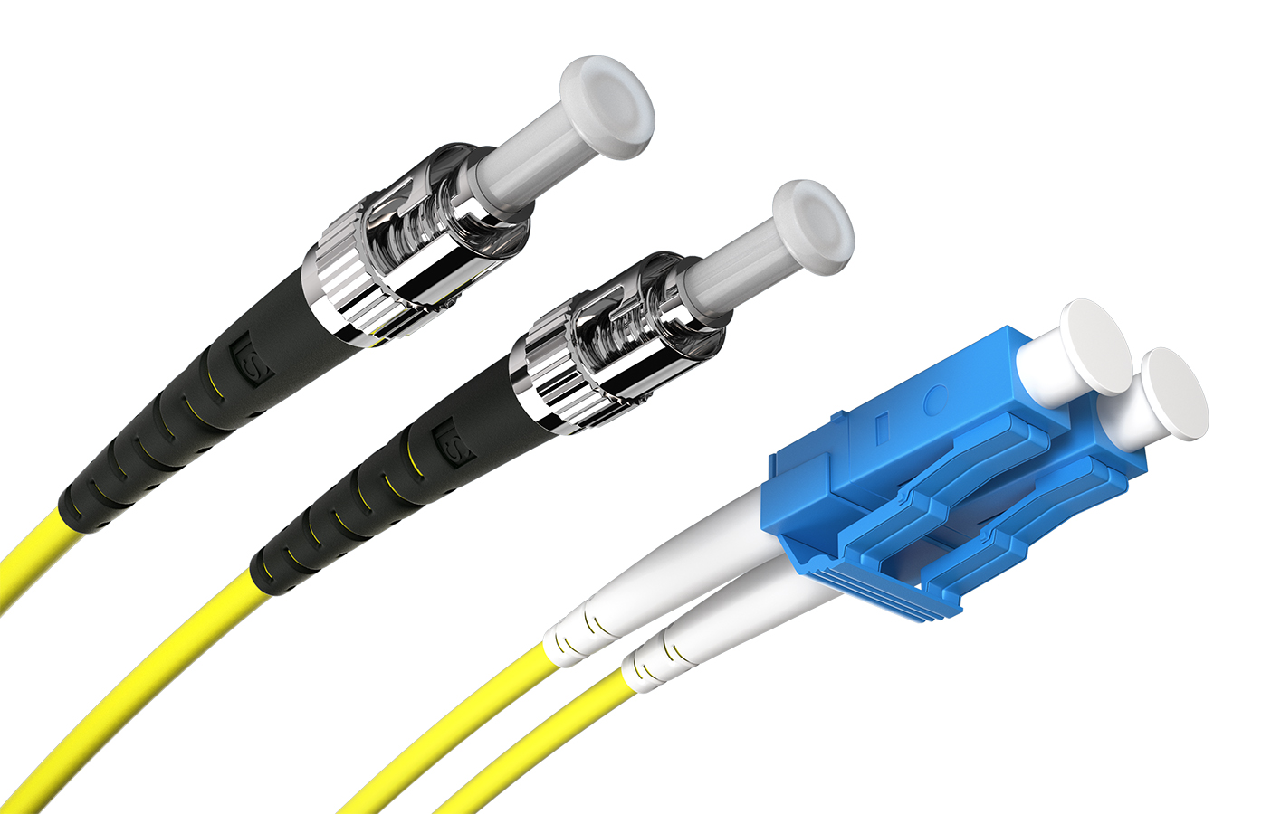 Patchcord LC/UPC-ST/UPC SM DUPLEX 3mm 0.5m G652.D