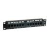 Patchpanel, 12 portów UTP kat. 6, standard Rack 10", wysokość 1U, złącza krone