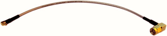 Pigtail MMCX- SMA/m (20 cm) kątowy