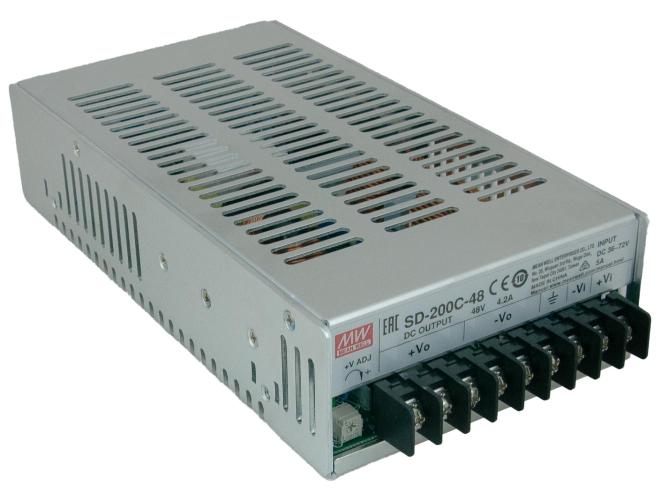 Przetwornica DC/DC 48V/48V- 4.2A SD-200C-48