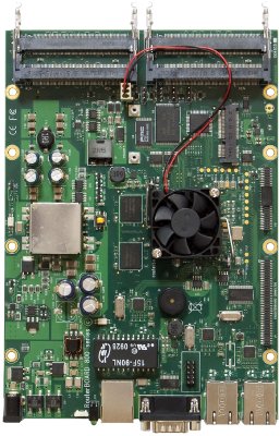 RouterBOARD RB800, 3xLAN, 4xMiniPCI, 1xMiniPCI-e, 256MB DDR-RAM