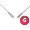 Solarix C6-155GY-10MB patchcord UTP kat. 6, kolor szary, długość 10 m