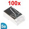 Solarix KRJS45/5SLD wtyk RJ45 kat. 5e STP 8p8c ekranowany na drut 100 szt.