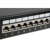 Solarix SX24-6-STP-BK patch panel 1U 24x RJ45 kat. 6 STP czarny