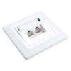 Solarix SX9-2-5E-UTP-WH podtynkowe gniazdko nieekranowane kat. 5e, RJ45