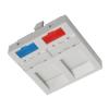 Solarix SXF-M-2-45-WH-P moduł French style 45 x 45 mm (na 2 keystony)